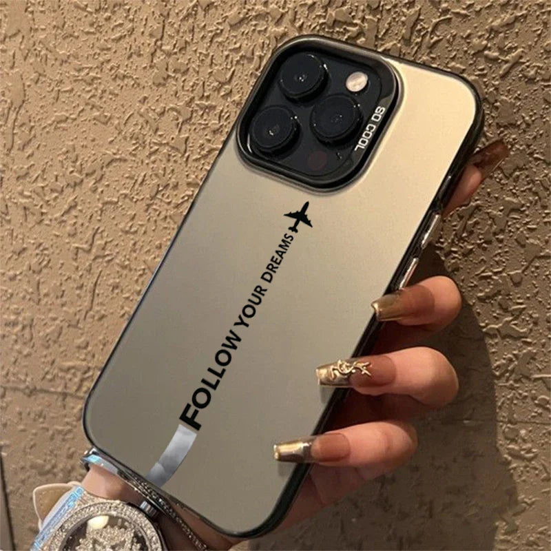 Travel-Inspired Airplane Route Design TPU Basic Phone Case