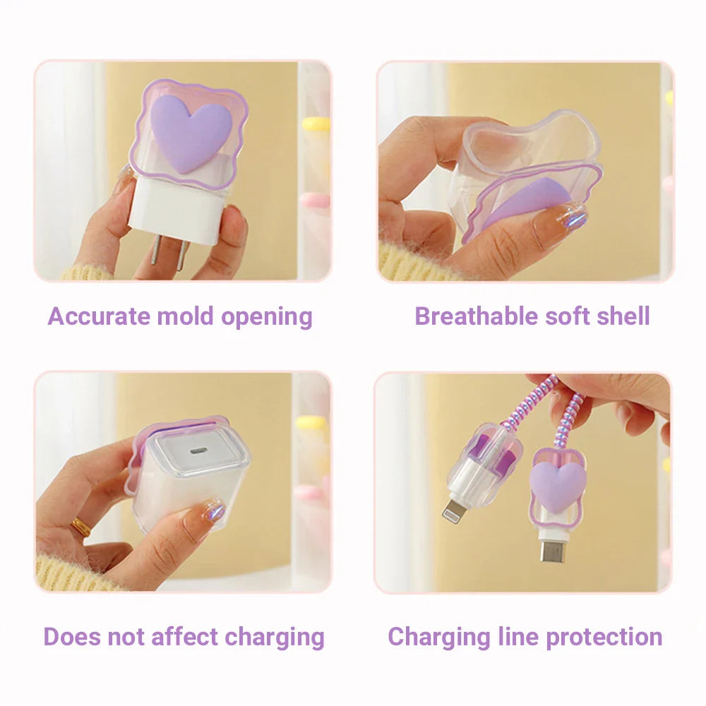 3D Love Design Charger Cable IPhone