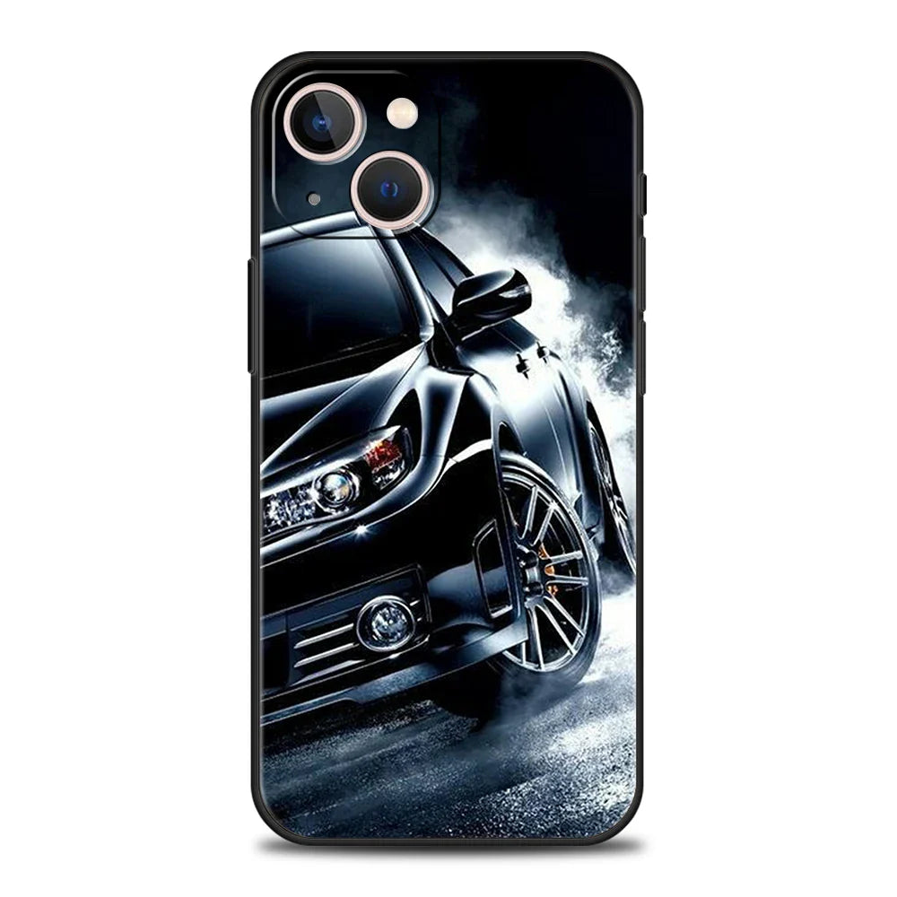 Cool Sports Black Car Phone Case