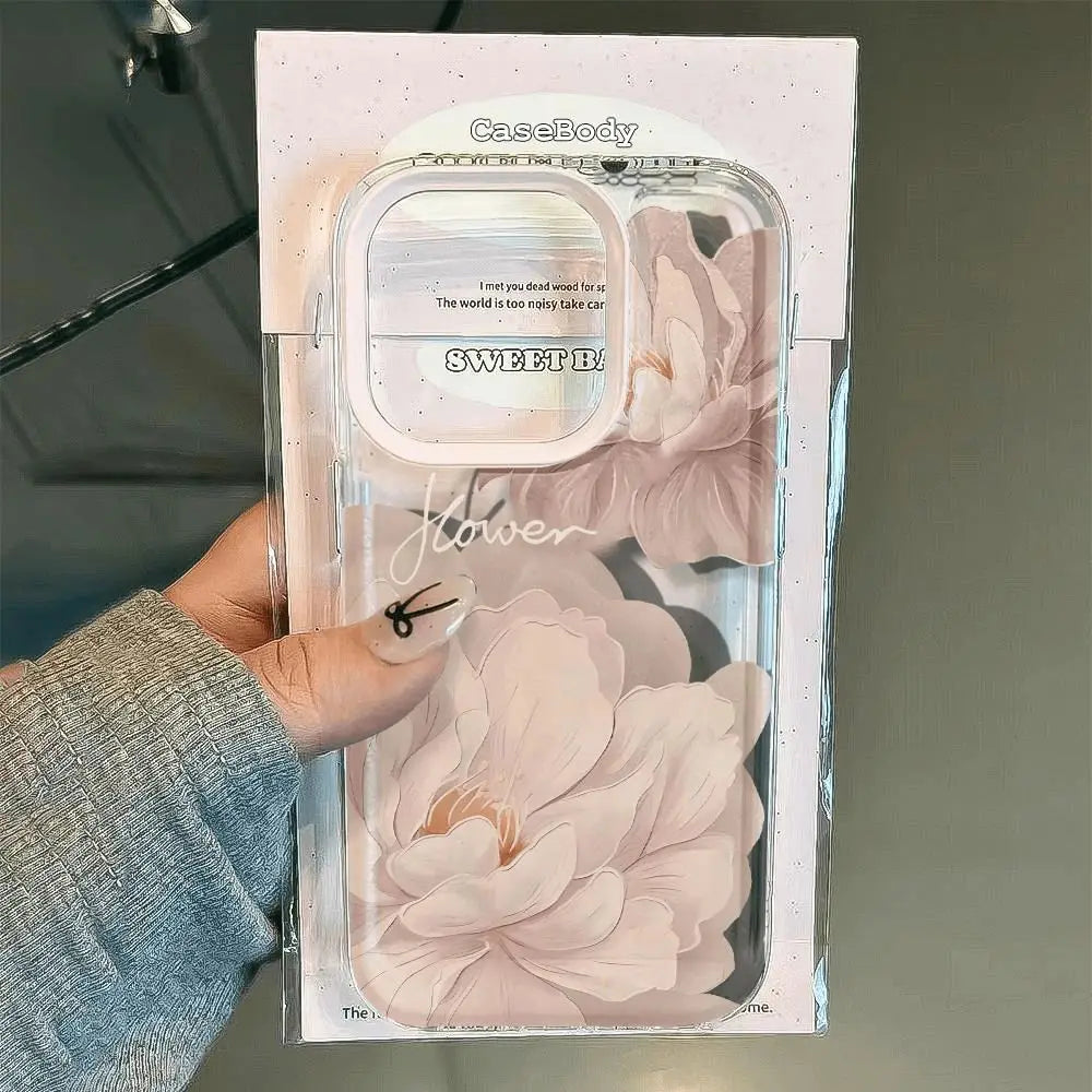 Simplicity Oil Painting Flower Phone Case
