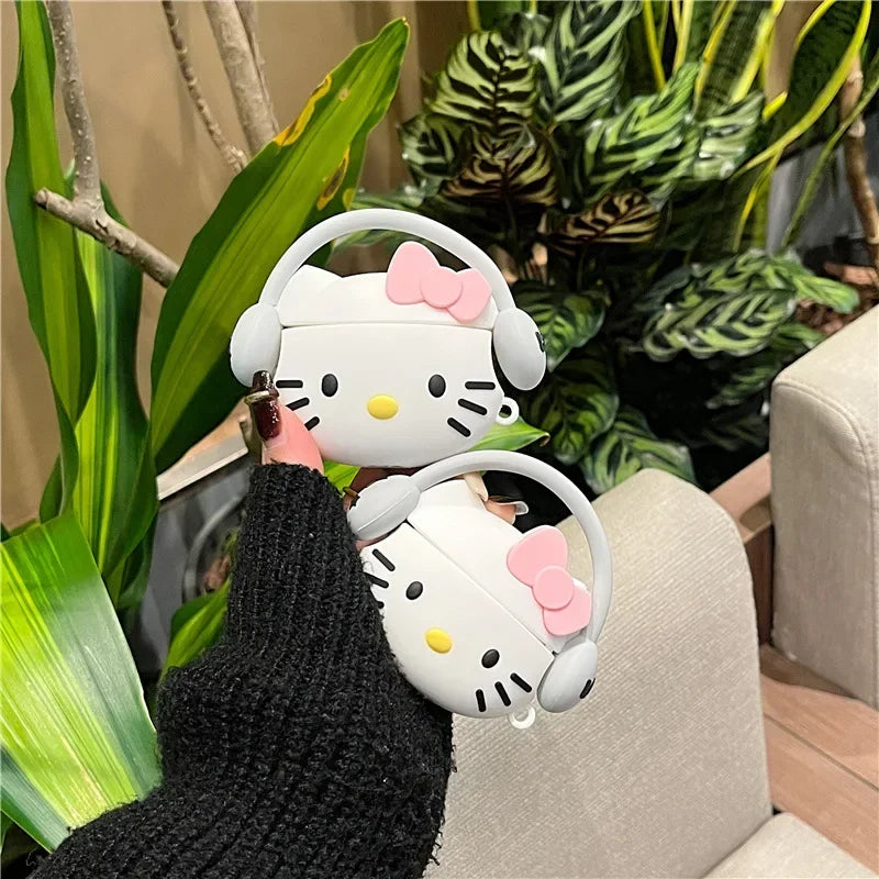 Cute 3D Anime Bluetooth Earphone Airpod Case