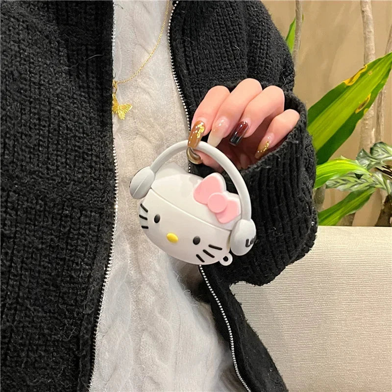 Cute 3D Anime Bluetooth Earphone Airpod Case