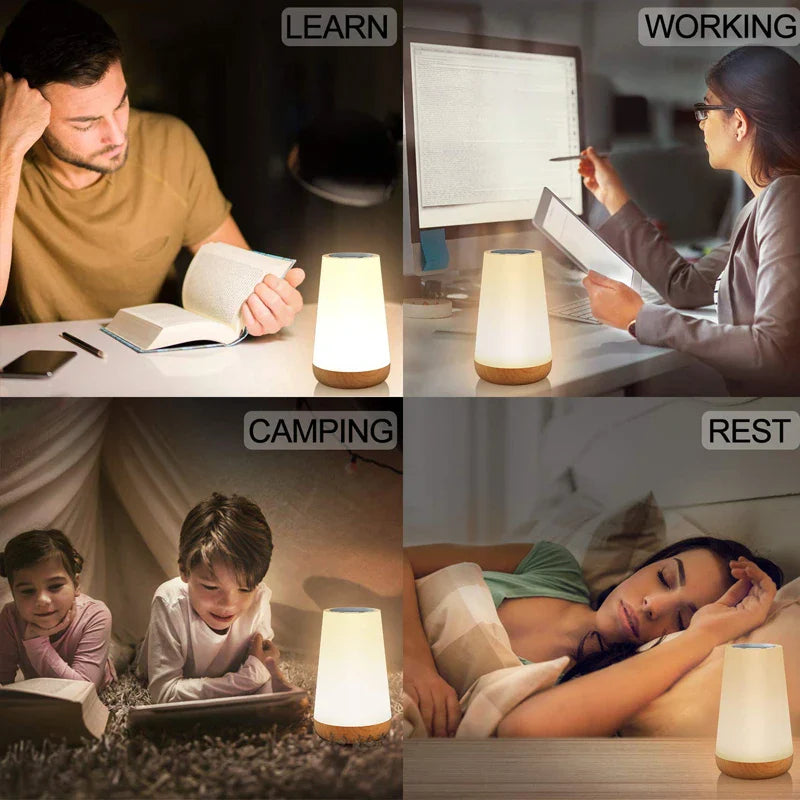 Table Lamp Bedside Lamp For Bedroom 13 Color