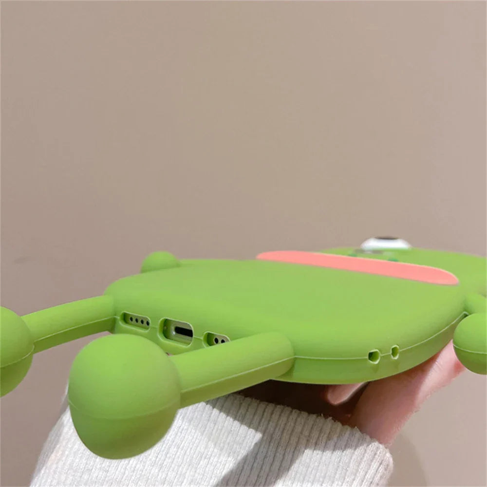 Funny 3D Frog Soft Silicone Phone Case