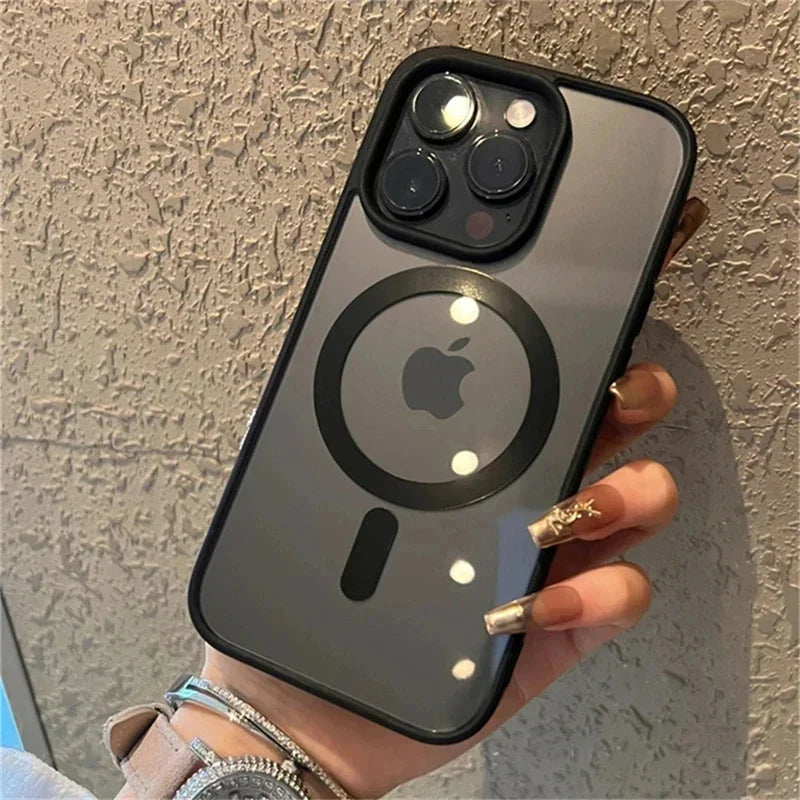 Shockproof Acrylic Magnetic Clear Phone Case 16