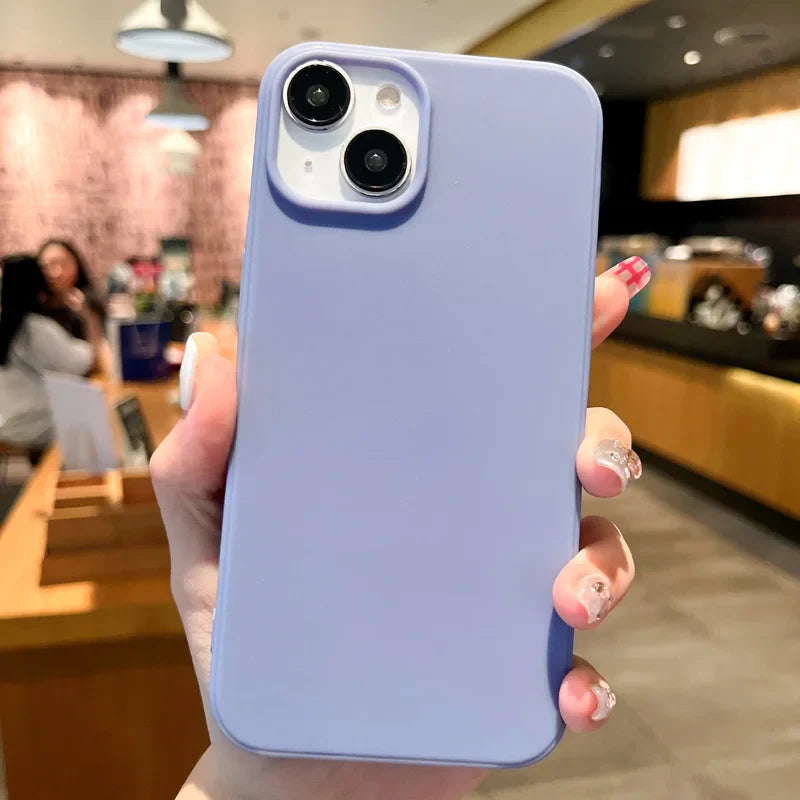Fashion Candy Colors Soft Phone Case
