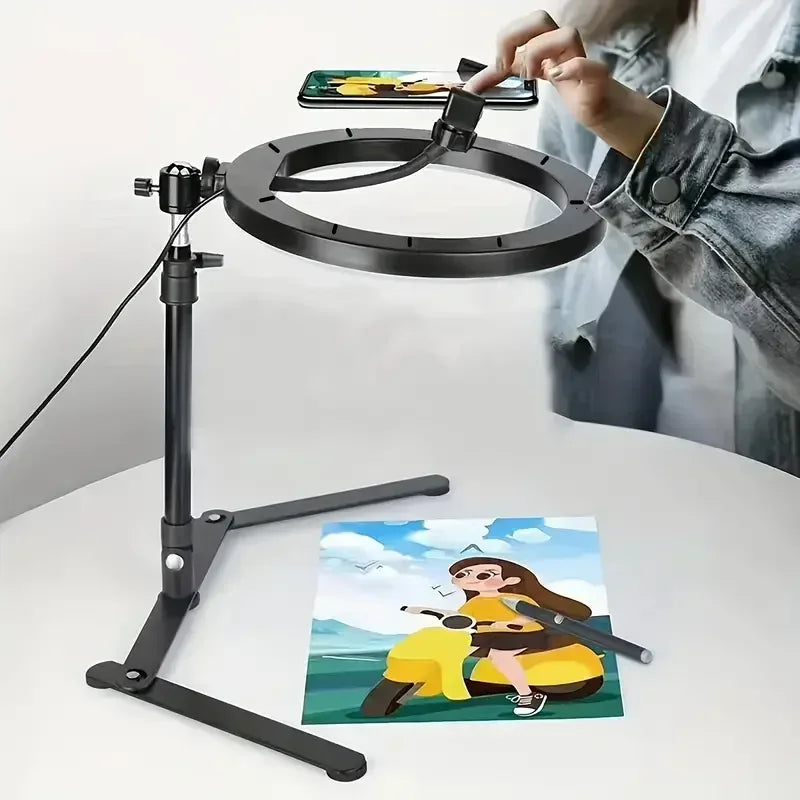 Universal Mobile Phone Holder For Live Streaming Photography Light