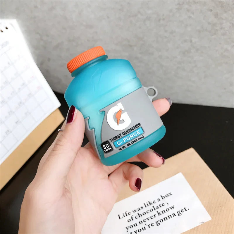3D Snacks Sugar Drinks Creative Earphone Airpod Case