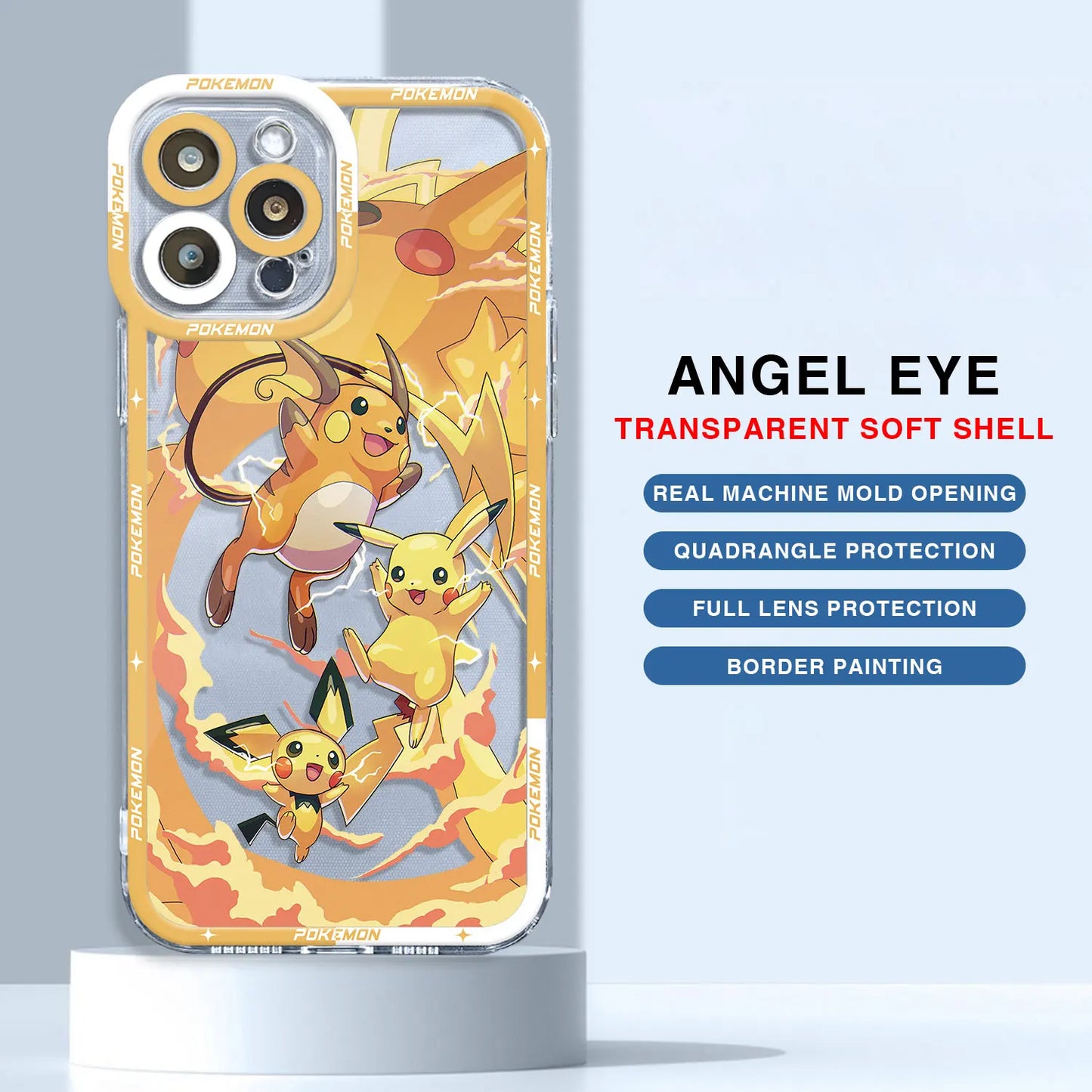 Pikachu Pokemon Gengar Soft Phone Case