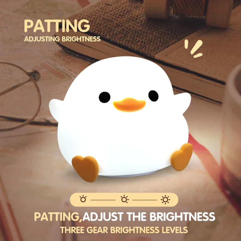 Cute Silicone Capybara Night Light