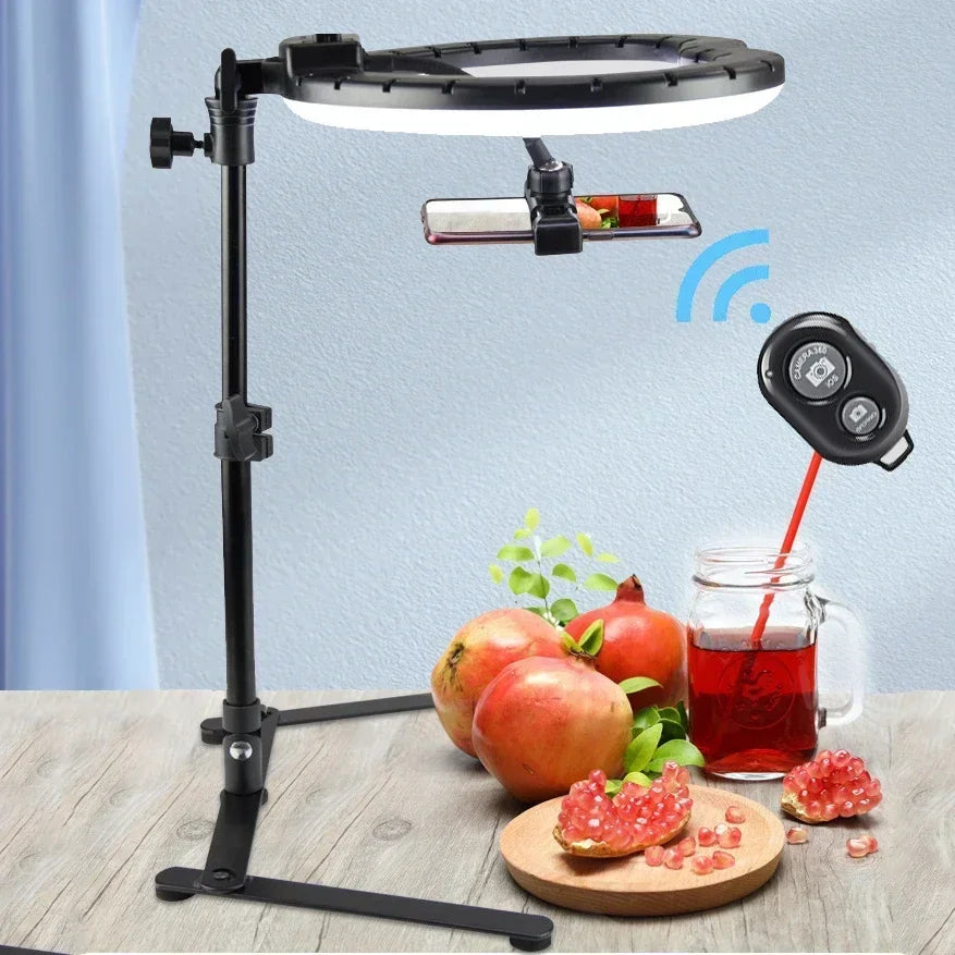 Universal Mobile Phone Holder For Live Streaming Photography Light