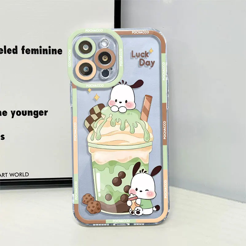 Cinnamoroll K-Kuromi Drinks Phone Case