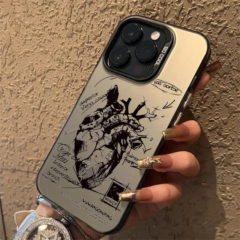 Creative Cardiovascular Model Heart Medical Phone Case