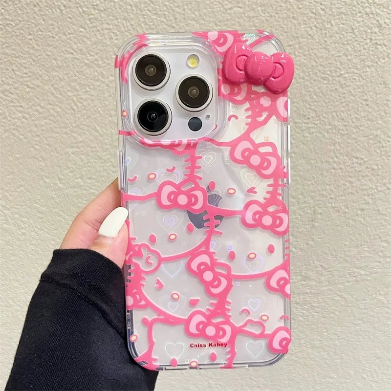 Sanrio Hello Kitty Bow Full Screen Phone Case