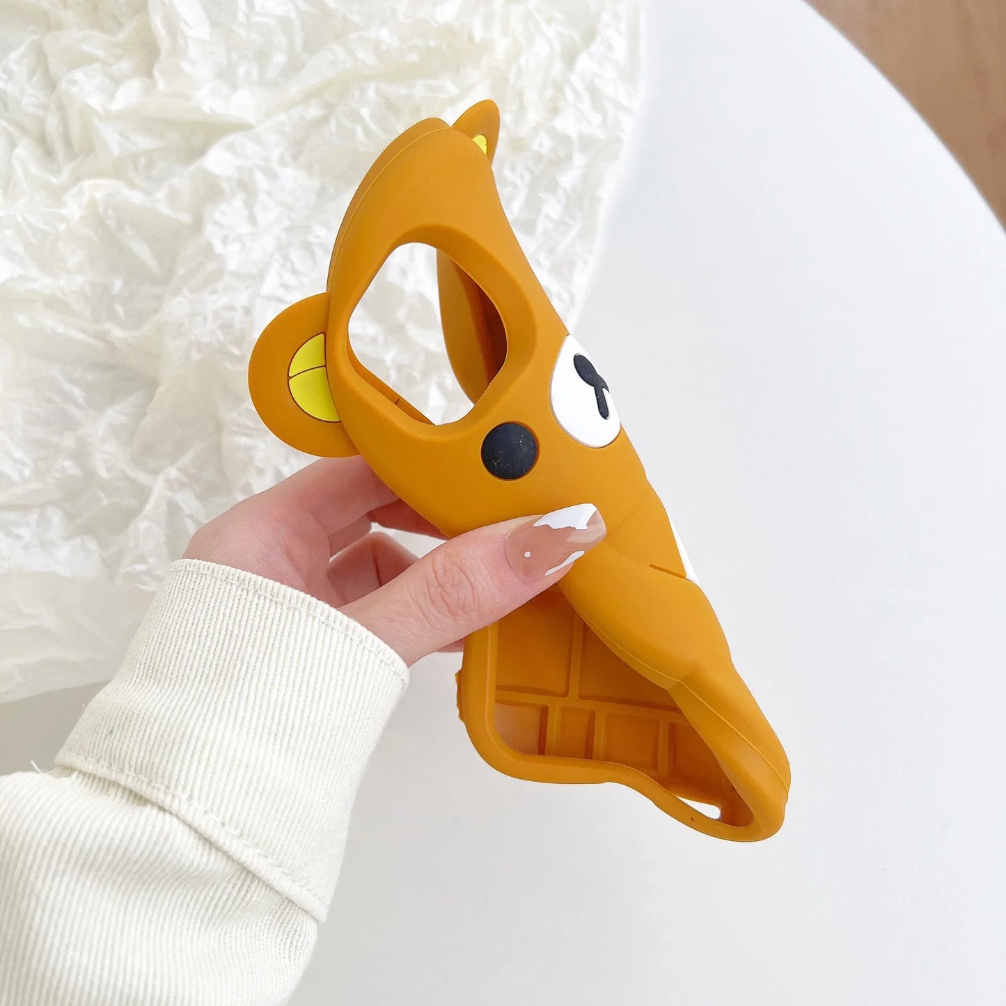 Rilakkuma Bear Silicone Soft Cover Phone Case