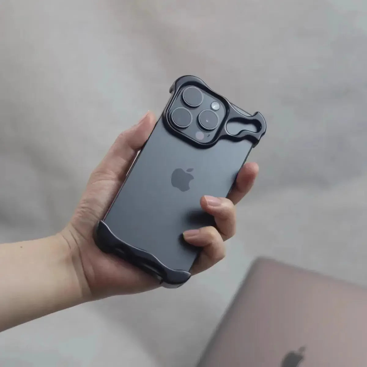Irregular Aluminum Alloy Bumper Phone Case