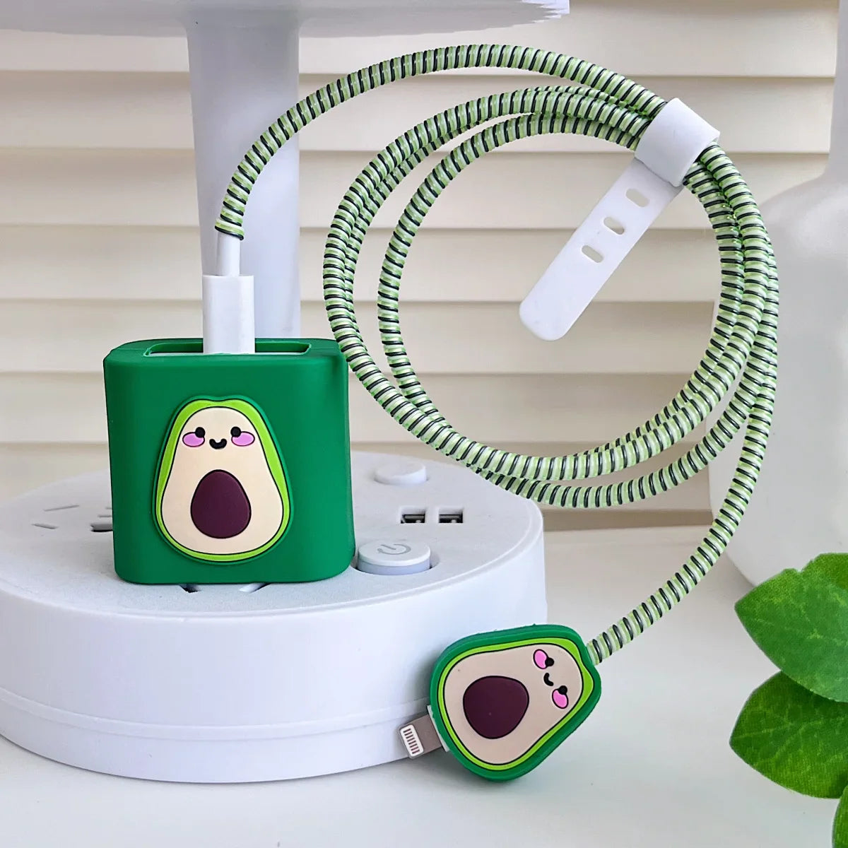 Strawberry Pineapple Avocado 3D Charger IPhone