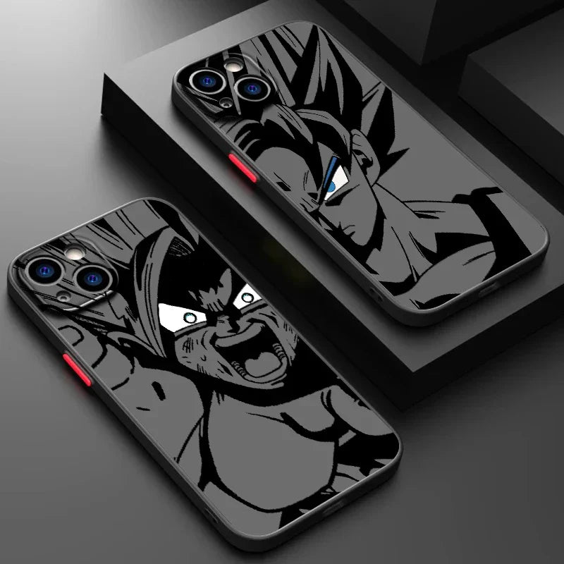 D-Dragon Ball Goku Frosted Translucent Phone Case