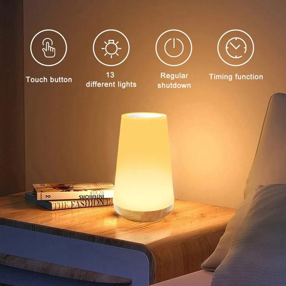 Table Lamp Bedside Lamp For Bedroom 13 Color