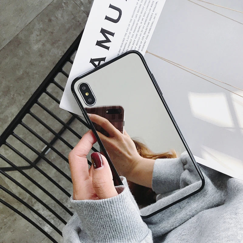 Black Edge Mirror Phone Case