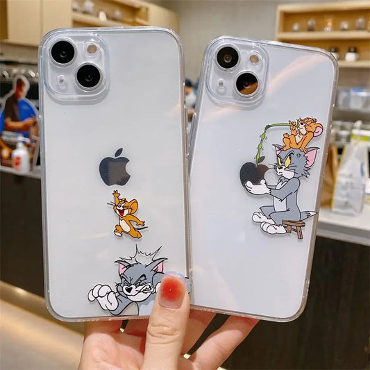 Tom And Jerry Jumping Cartoon Phone Case