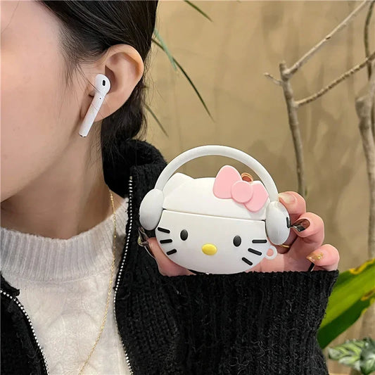 Cute 3D Anime Bluetooth Earphone Airpod Case