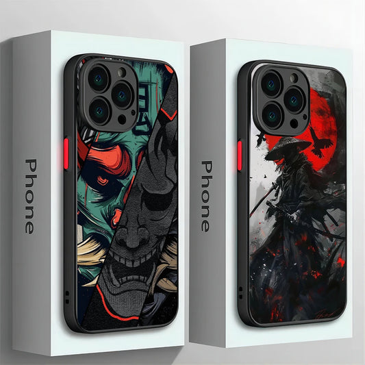 Japan Ghost Face Samurai Phone Case