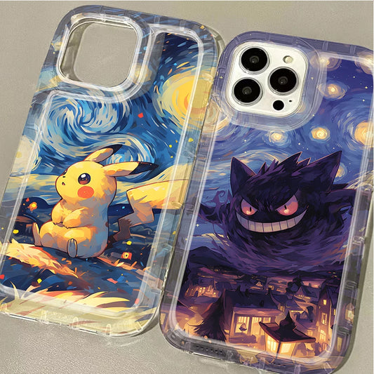 Oil Painting Pokemon Phone Case