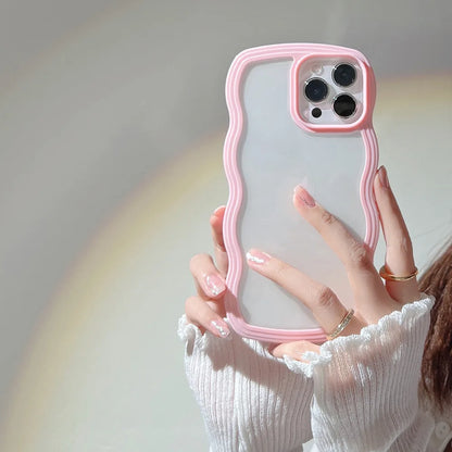 Wavy Transparent Phone Case