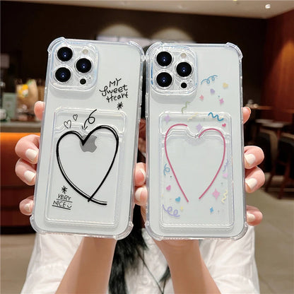 Card Holder Clear Phone Case