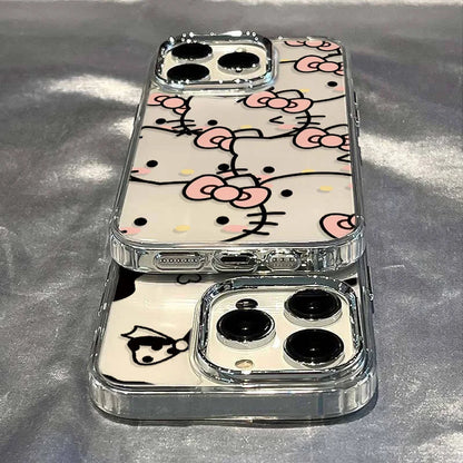 HOT Sanrio Hello Kitty Bow KT Cute iPhone Case