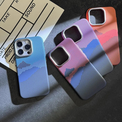 Magnetic Kevlar Carbon Fiber Pattern Phone Case