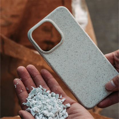 Shockproof Matte Wheat Straw Silicone Phone Case