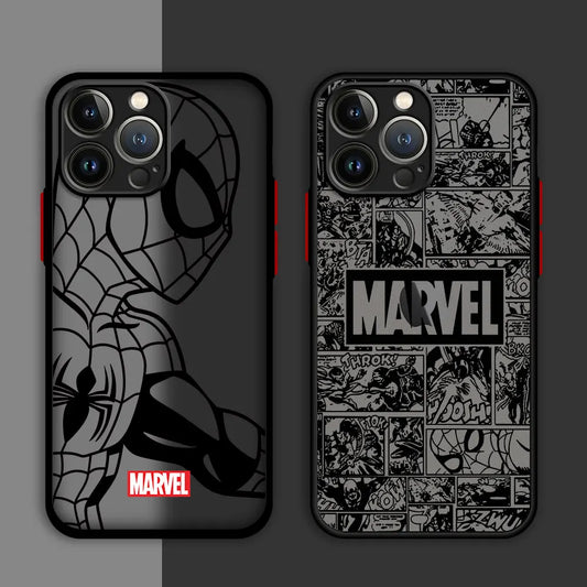 Marvel Spider Man Iron Man Soft Cover Phone Case