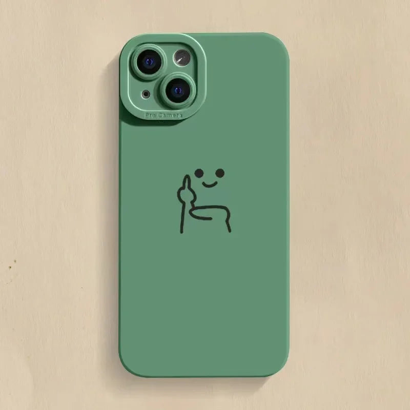 Cartoon Red Man Phone Case