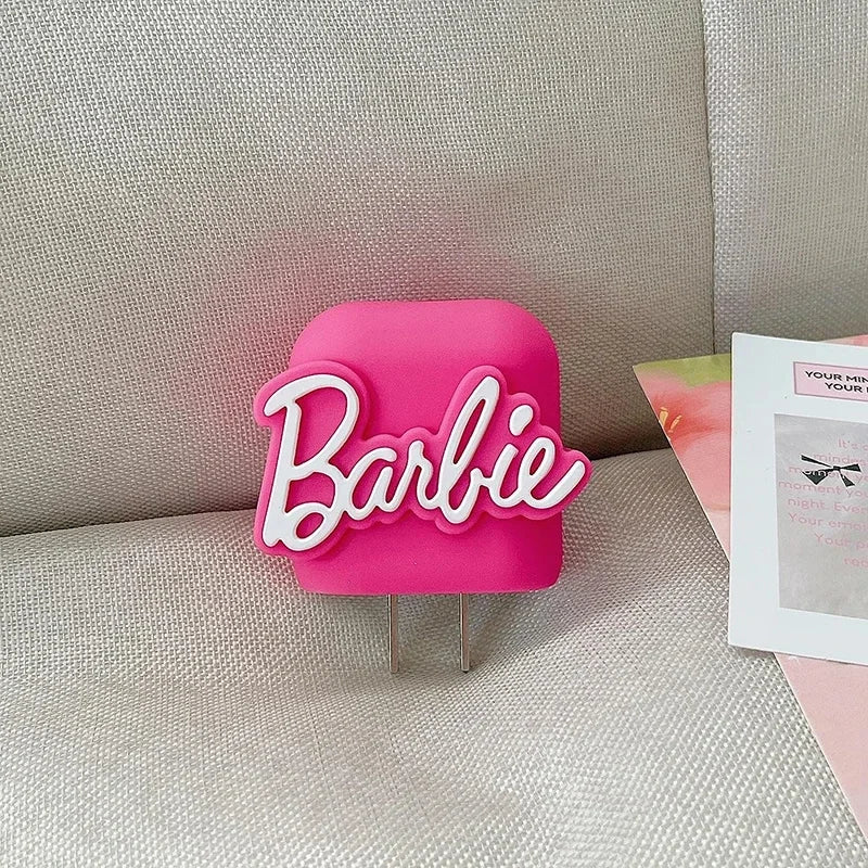 Pink Barbie Cute Data Cable IPhone