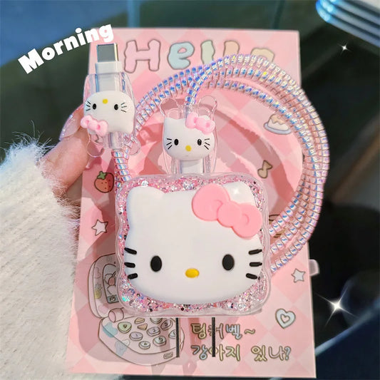 Hello Kitty Charger Data Cable IPhone