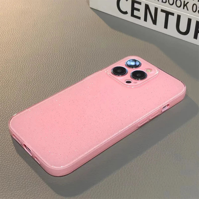 Glitter Bling Sequins Silicone Soft Phone Case