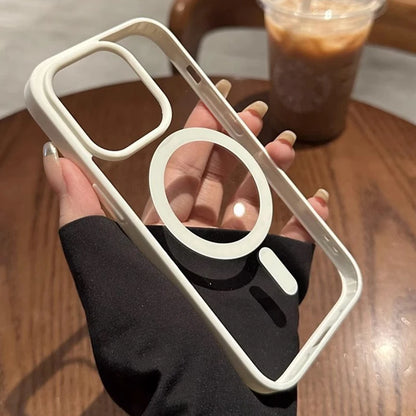 Fashion Acrylic Clear Magnetic Phone Case