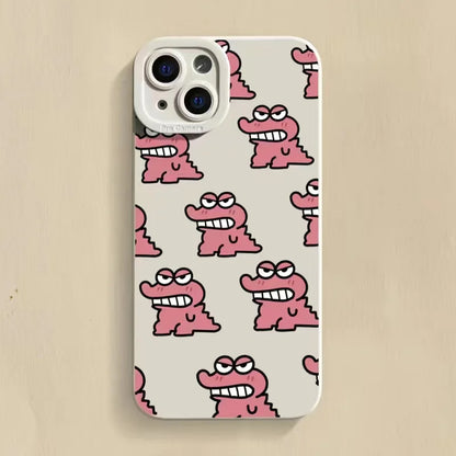 Cute Funny Cartoon Baby Crocodile Phone Case