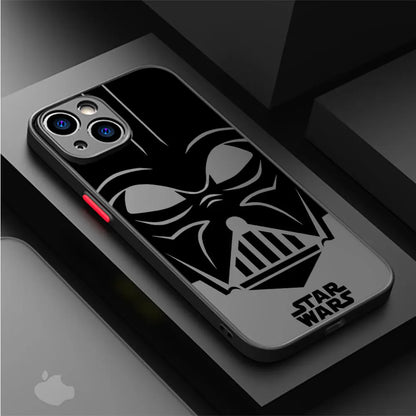 Black Matte Funda Darth Vader Star Wars Phone Case