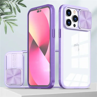 Slide Camera Lens Protection Phone Case