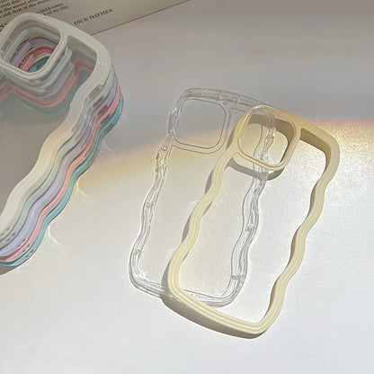 Wavy Transparent Phone Case