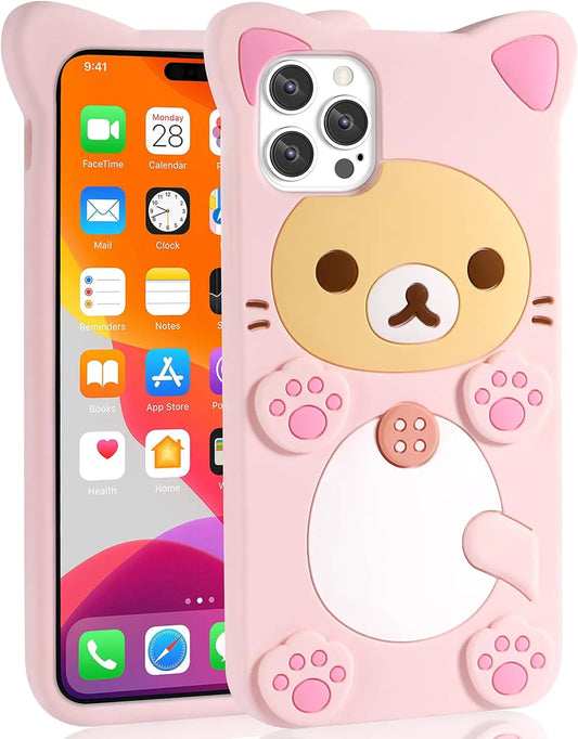 Cat Bear Phone Case