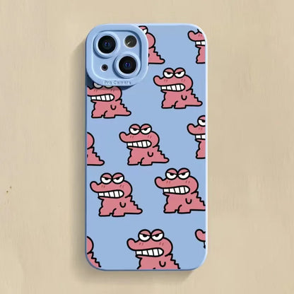 Cute Funny Cartoon Baby Crocodile Phone Case