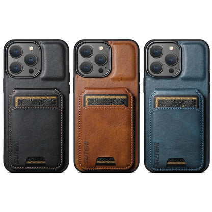 Card Holder Leather Magnetic Pocket Cover Wallet Phone Case