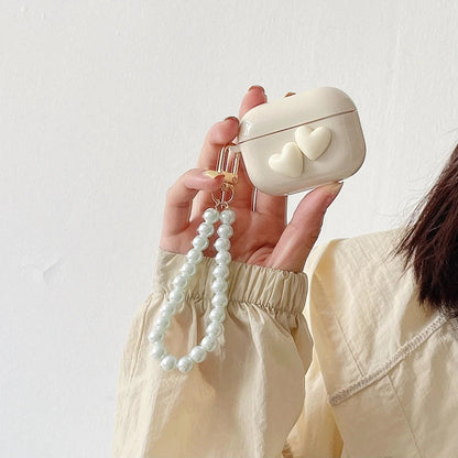 Cute Retro Beige Airpod Case