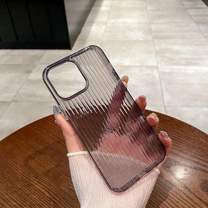 Soft Corrugated Transparent Phone Case