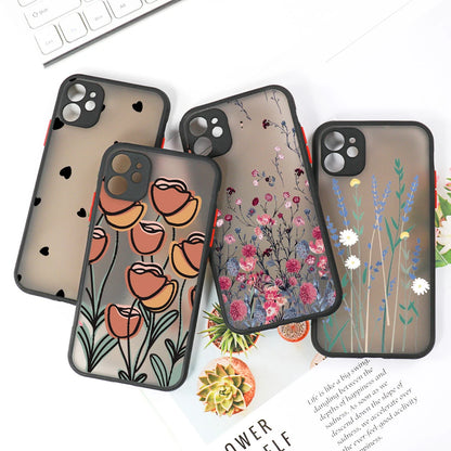 Translucent Floral Phone Case