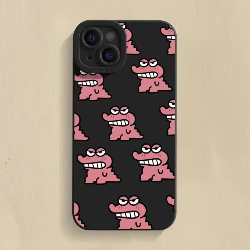 Cute Funny Cartoon Baby Crocodile Phone Case